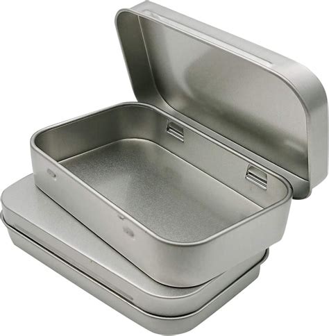 metal storage box with hinged lid|steel containers with removable lids.